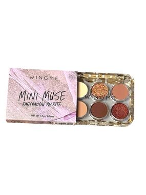 WINGME Cosmetics Mini Muse (6) Eyeshadow Palette NWT Highly Pigmented NWT 4.5g